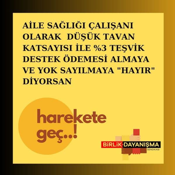 Sen de “Hayır” diyorsan…HAREKETE GEÇ!