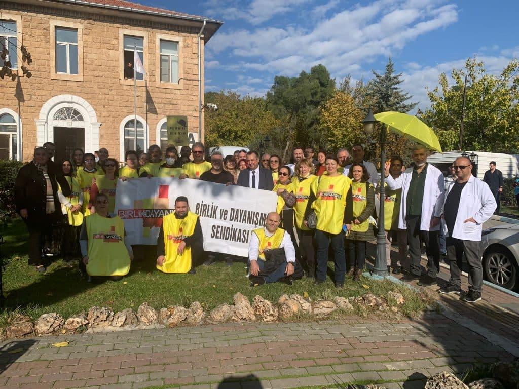 Nerde bir meslektaşımıza haksızlık varsa Birlik ve Dayanışma orada olur.