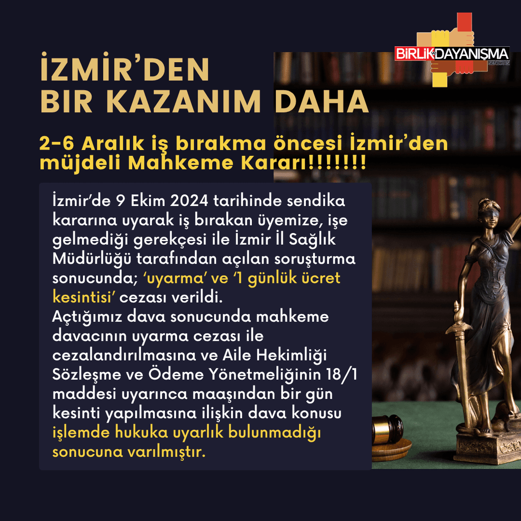 İZMİR’den bir kazanım daha