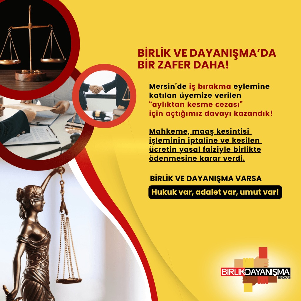 Bİrlİk ve Dayanışma’da Bİr Zafer Daha!