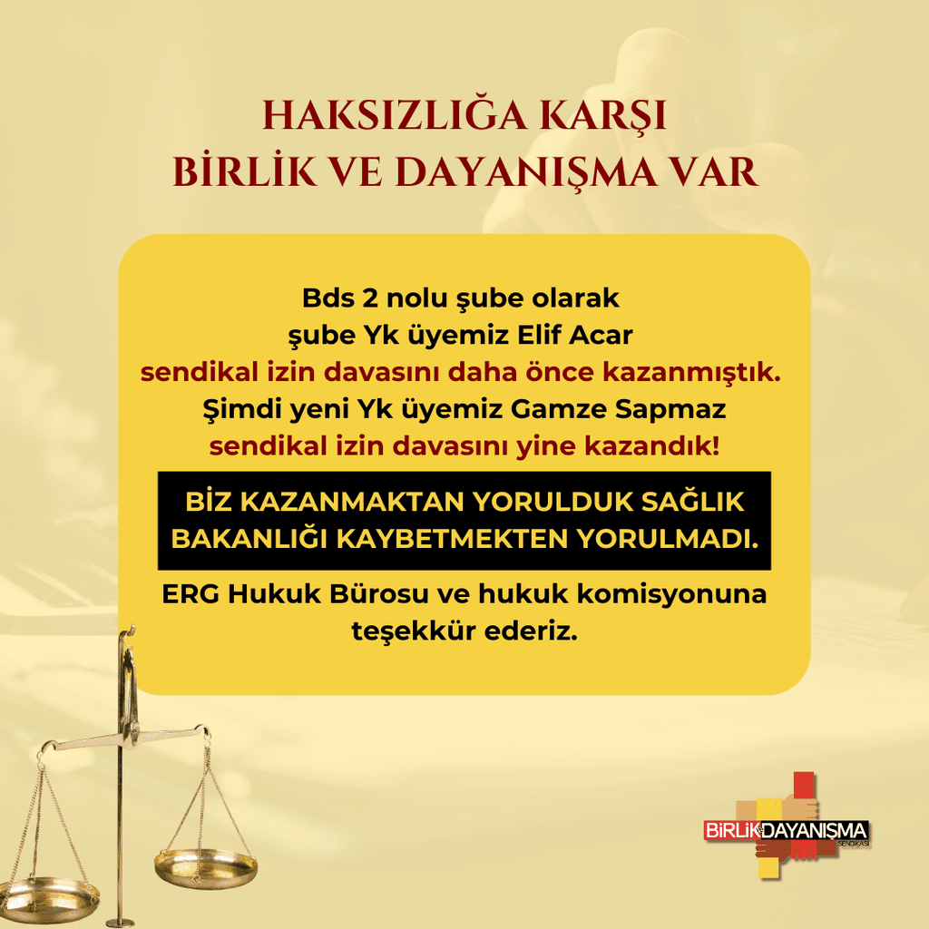 Sendikal İzin Davası