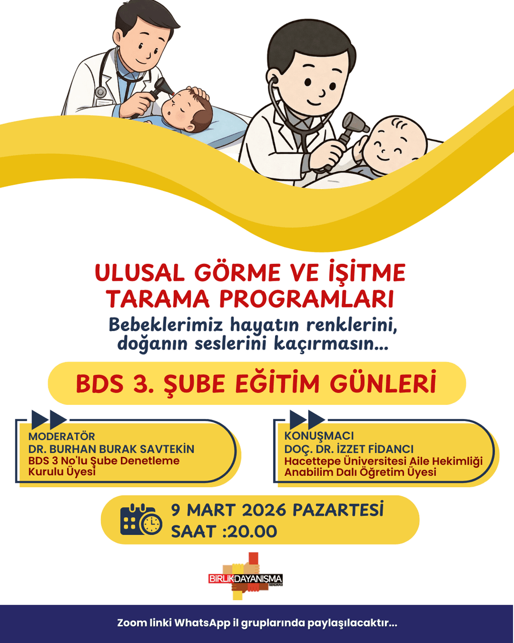 ULUSAL GÖRME VE İŞİTME TARAMA PROGRAMLARI EĞİTİMİ
